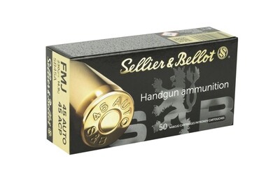 Sellier & Bellot Brass 45APC 230gr FMJ 50BOX