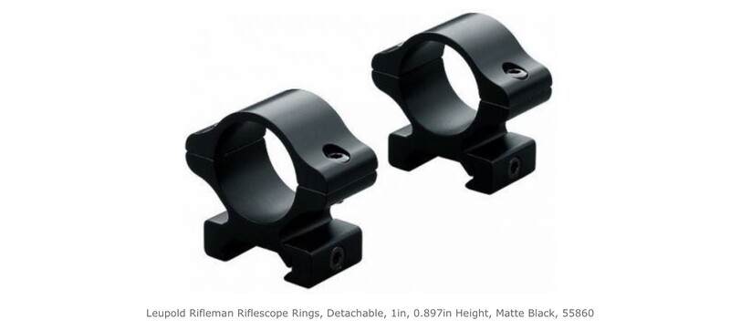 Leupold Rifleman Detachable 1in Rings