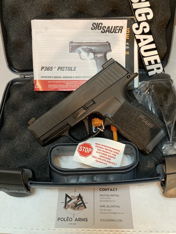 Sig Sauer P365X Optics Ready Micro Compact 9mm Pistol