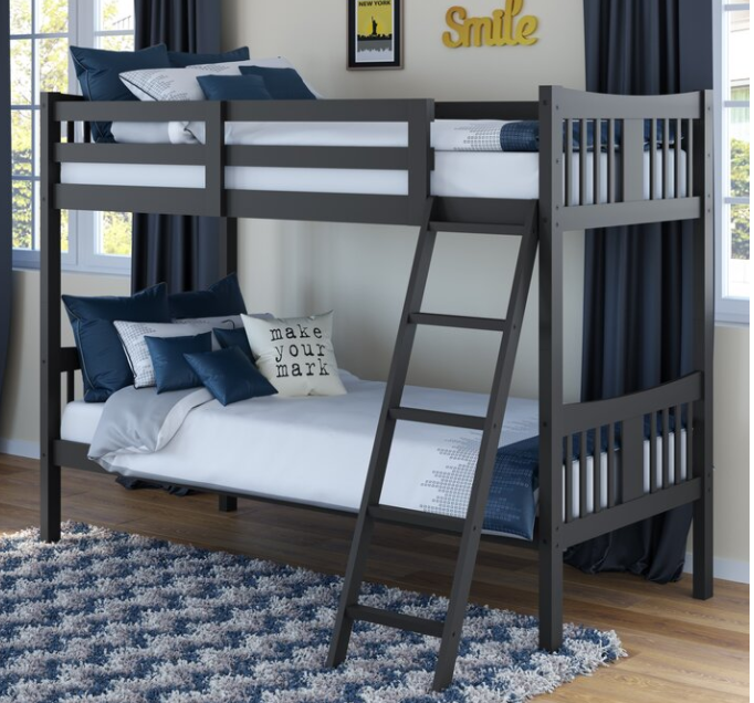 Storkcraft Caribou Twin-Over-Twin Convertible Bunk Bed - IN BOX