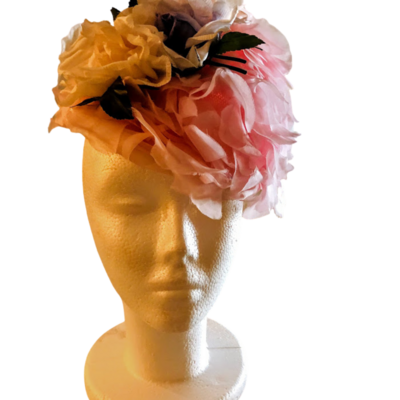 Vintage Floral Cloche Hat