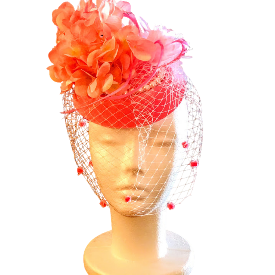 Pink Tulle Kentucky Derby Hat