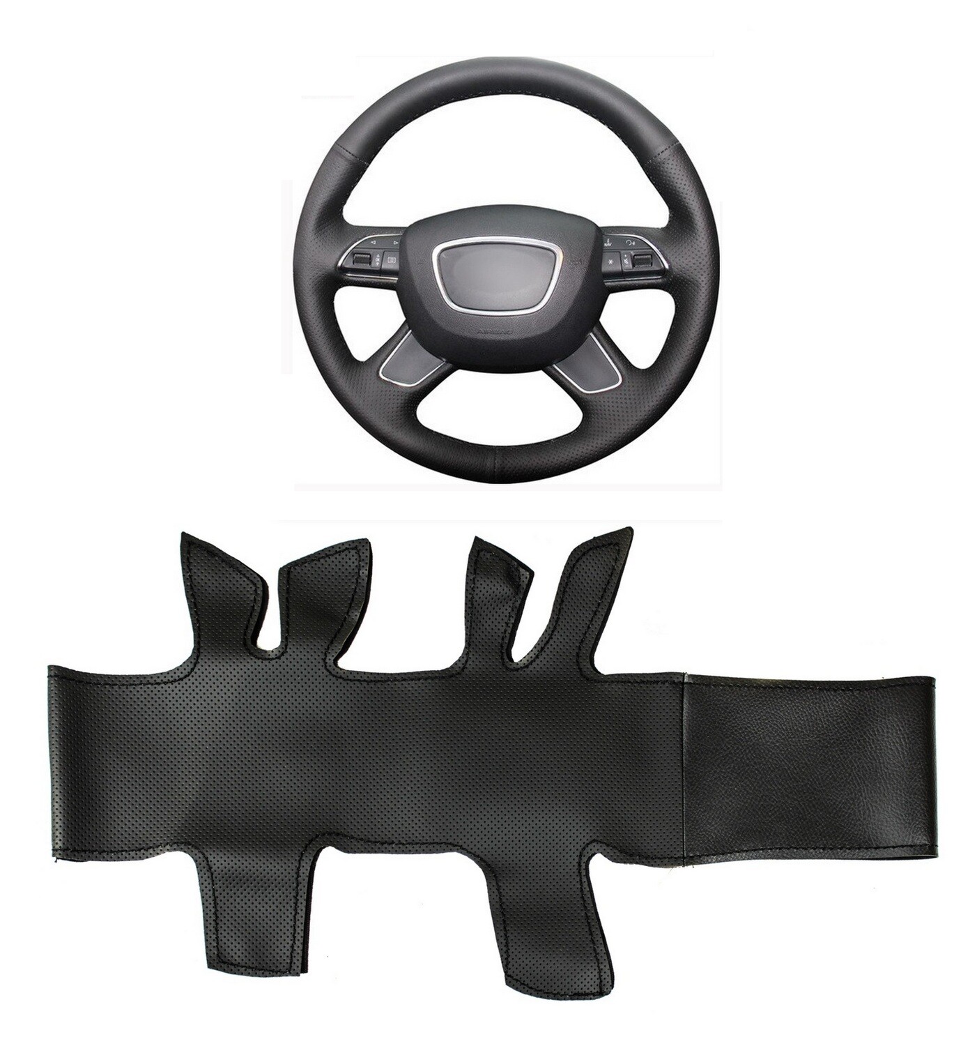 PERSONALIZAT HUSA PIELE VOLANALUI PENTRU AUDI Q3 Q5 2013-2015