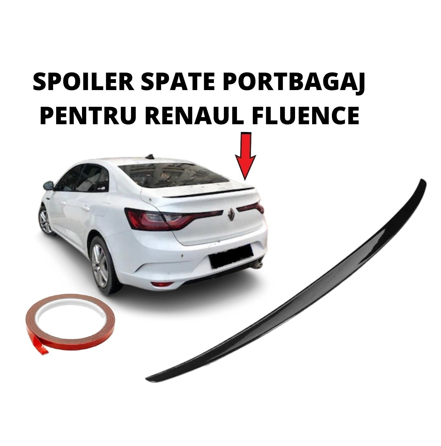 SPOILER SPATE PORTBAGAJ PENTRU RENAULT MEGANE