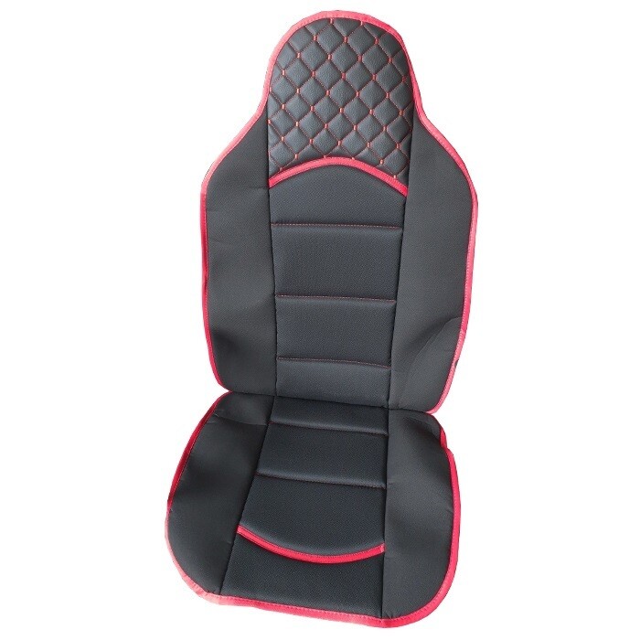 2 x HUSE PENTRU MASINI UNIVERSAL NEGRU ROSU