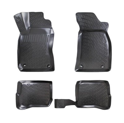 ​AUDI A4 B5 1994-2001 Negru Covorase Cauciuc 4 Bucati 3D