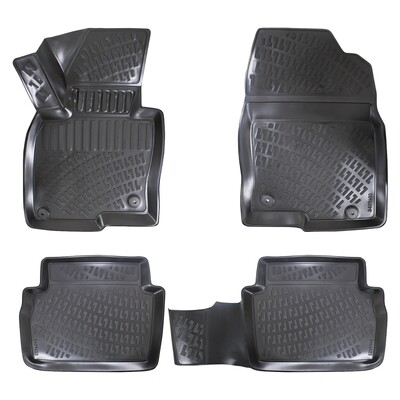 MAZDA CX5 2012-2017 Covorase Cauciuc pentru Negru 4 Bucati 3D