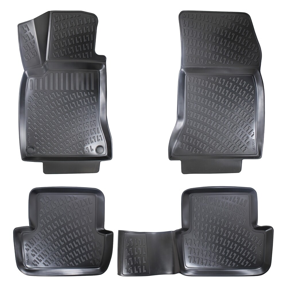 MERCEDES A CLASS W177 2018+ Covorase Cauciuc pentru Negru 4 Bucati 3D