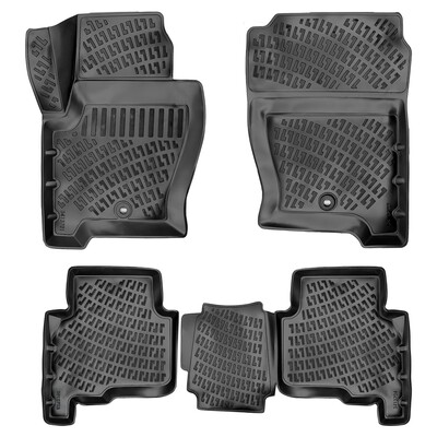 LAND ROVER RANGE ROVER SPORT 05-13 Covorase Cauciuc pentru Negru 4 Bucati 3D