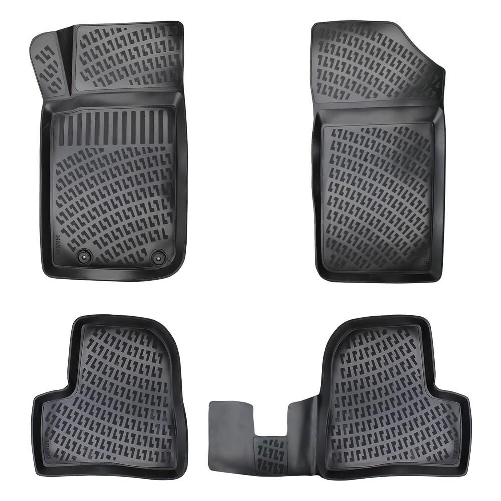 PEUGEOT 206 98-03 Negru Covorase Cauciuc 4 Bucati 3D