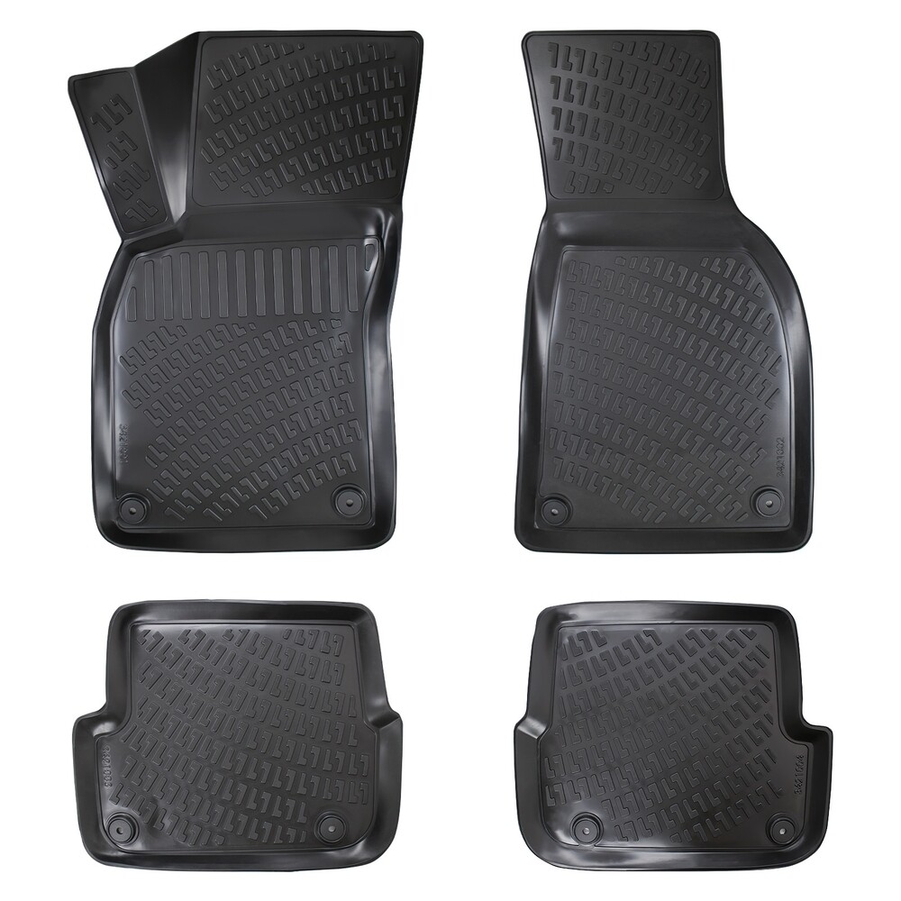 ​AUDI A6 C6 04-11 Negru Covorase Cauciuc 4 Bucati 3D