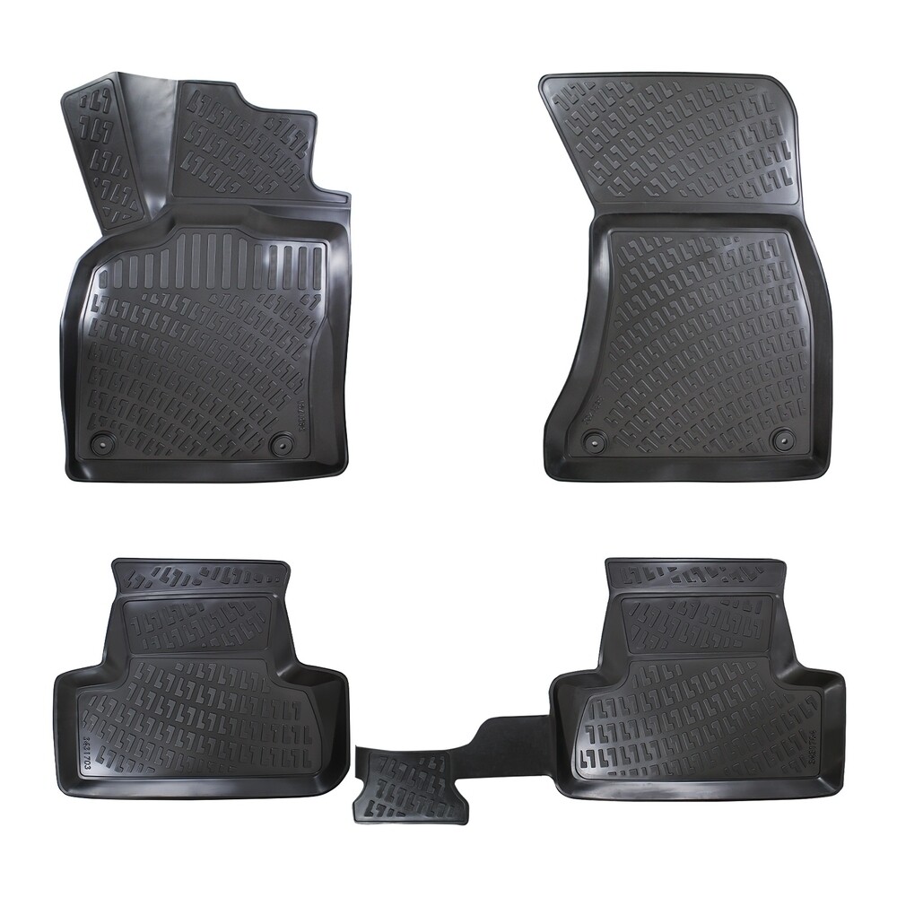 ​AUDI Q2 2015+ Negru Covorase Cauciuc 4 Bucati 3D