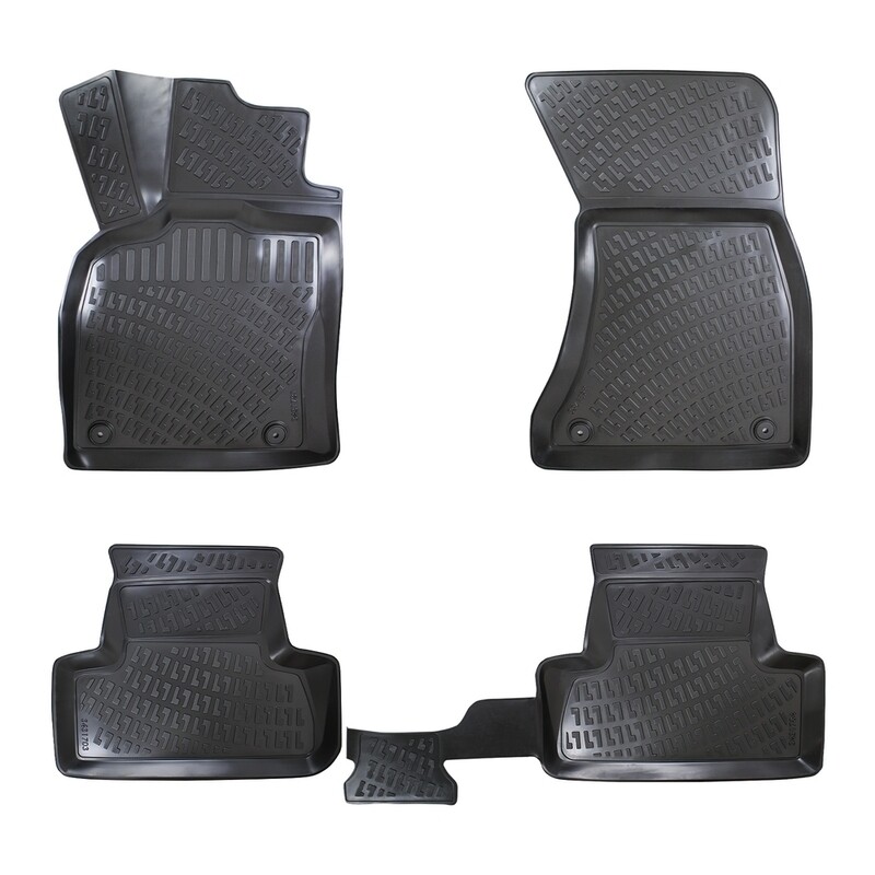 ​AUDI Q2 2015+ Negru Covorase Cauciuc 4 Bucati 3D