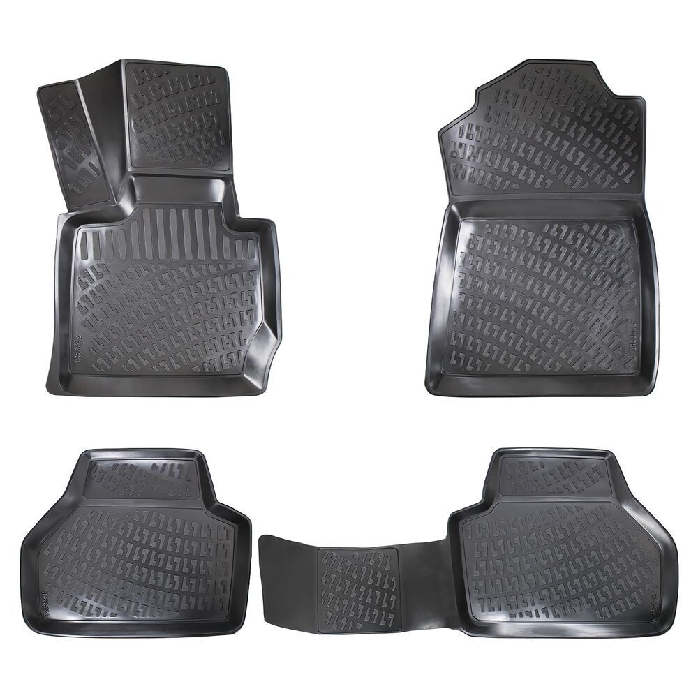 BMW X3 F25 2011-2017 Negru Covorase Cauciuc 4 Bucati 3D
