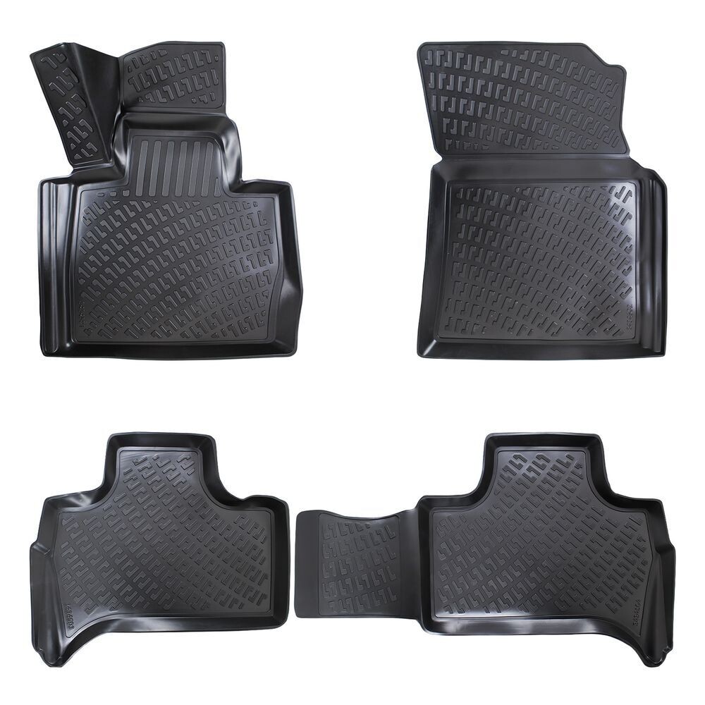 BMW X5 E53 1999-2006 Negru Covorase Cauciuc 4 Bucati 3D