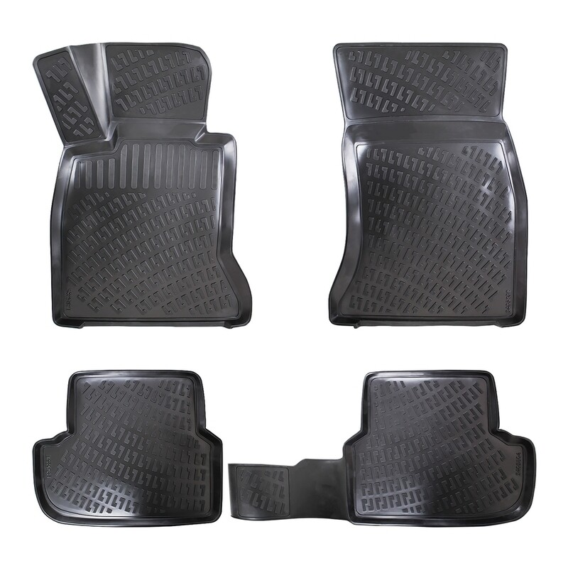 BMW 5 G30/G31 2017-2019 Negru Covorase Cauciuc 4 Bucati 3D