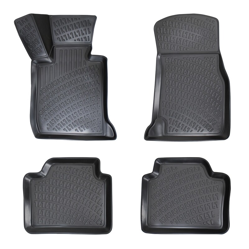 BMW 3 F30/F31/F34 2012-2019 Negru Covorase Cauciuc 4 Bucati 3D