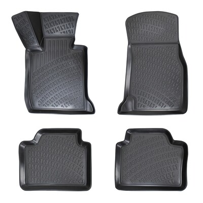 BMW 3 F30/F31/F34 2012-2019 Negru Covorase Cauciuc 4 Bucati 3D
