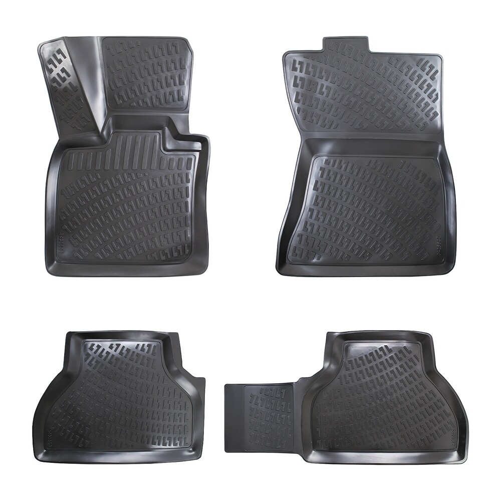 BMW X5 E70 2006-2013 Negru Covorase Cauciuc 4 Bucati 3D