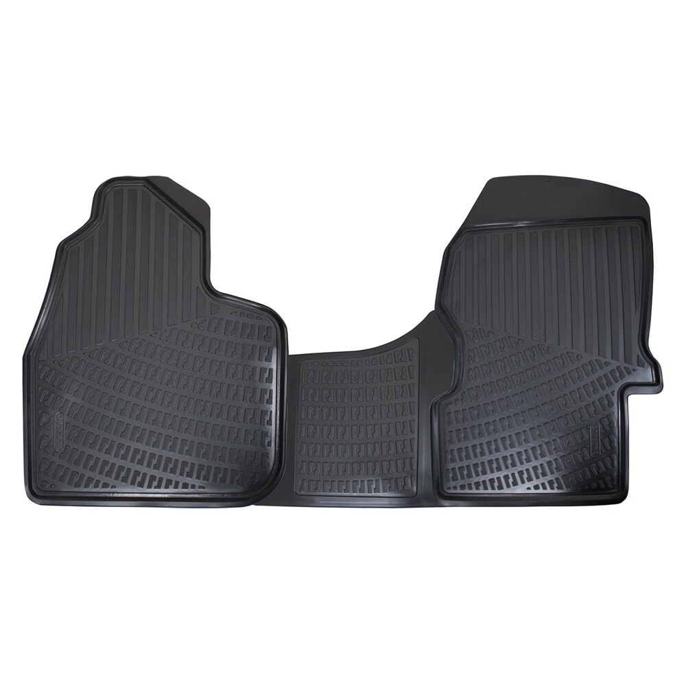 VOLKSWAGEN CRAFTER 2006-2017 Negru Covorase Cauciuc 2 Bucati 3D