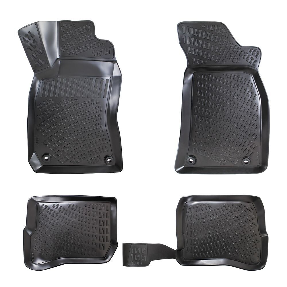 VOLKSWAGEN PASSAT B5 1997-2005 Negru Covorase Cauciuc 4 Bucati 3D
