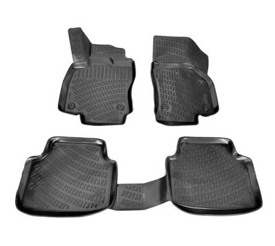 VOLKSWAGEN ARTEON 2017+ Negru Covorase Cauciuc 4 Bucati 3D