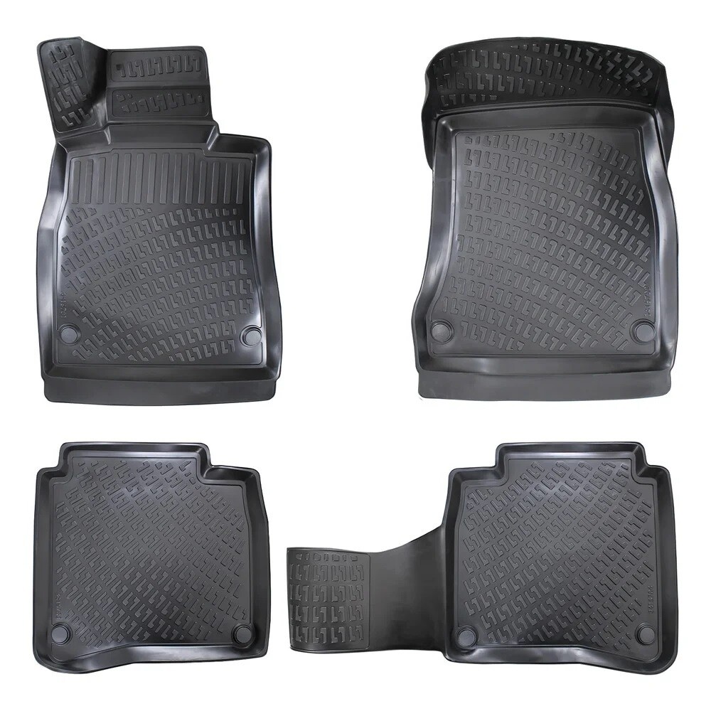 MERCEDES S CLASS W222 2014-2020 Covorase Cauciuc pentru Negru 4 Bucati 3D