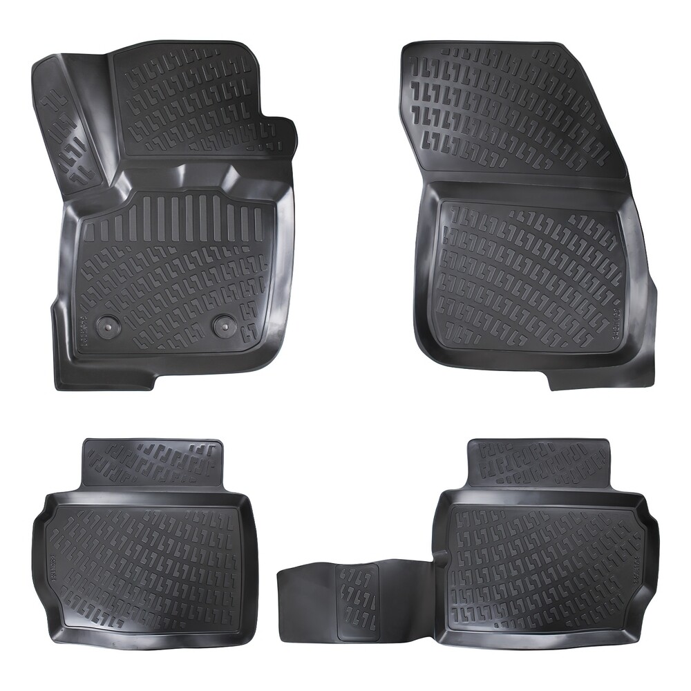 FORD MONDEO 2014+ Negru Covorase Cauciuc 4 Bucati 3D