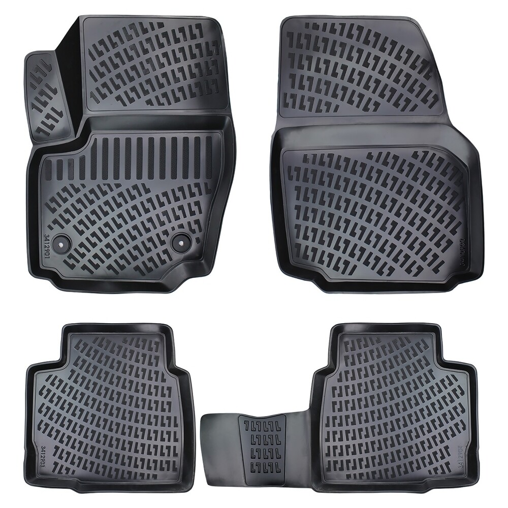 FORD MONDEO 2007-2014 Negru Covorase Cauciuc 4 Bucati 3D