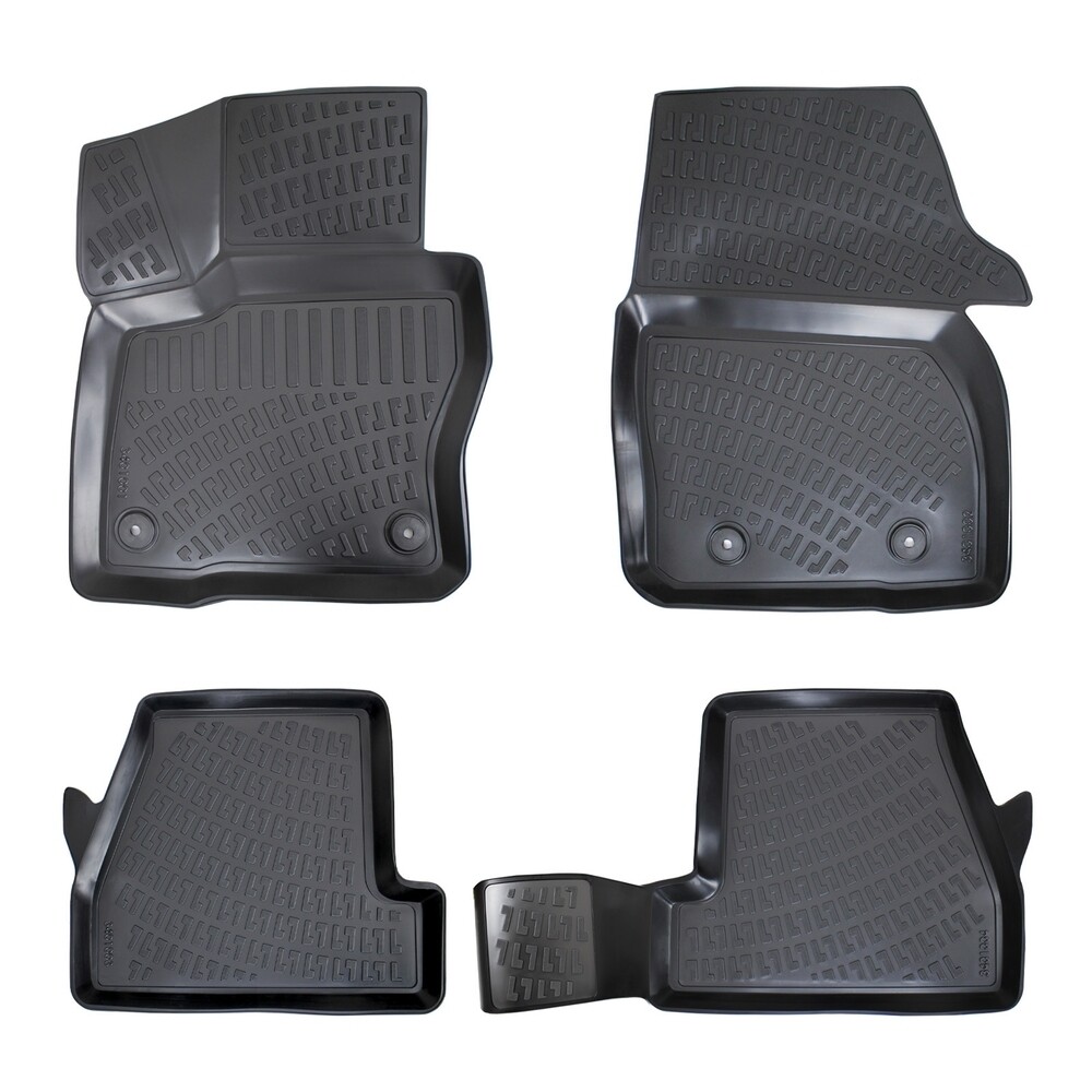 FORD FOCUS 2012-2018 Negru Covorase Cauciuc 4 Bucati 3D