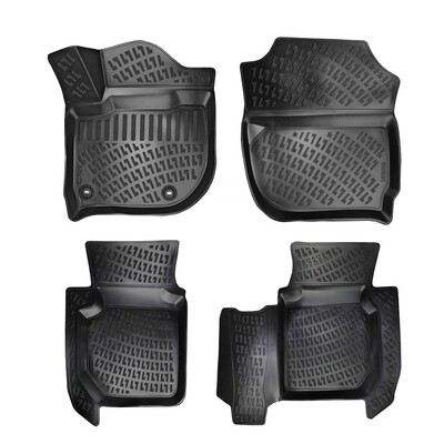 HONDA HR-V 2015-2020 Negru Covorase Cauciuc 4 Bucati 3D