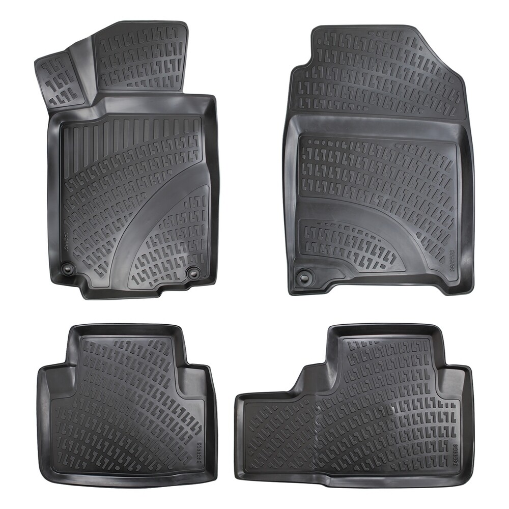 HONDA CR-V 2011-2016 Negru Covorase Cauciuc 4 Bucati 3D
