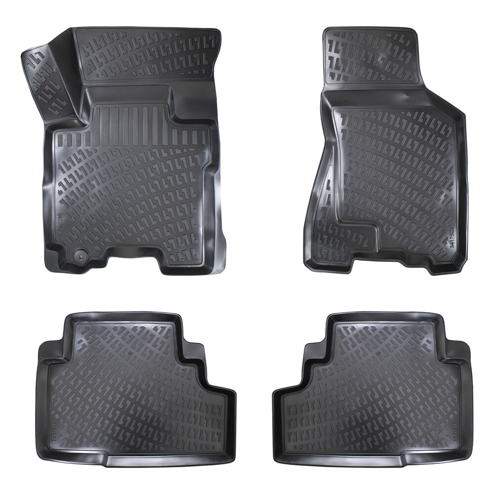 HYUNDAI TUCSON 2004-2009 Negru Covorase Cauciuc 4 Bucati 3D