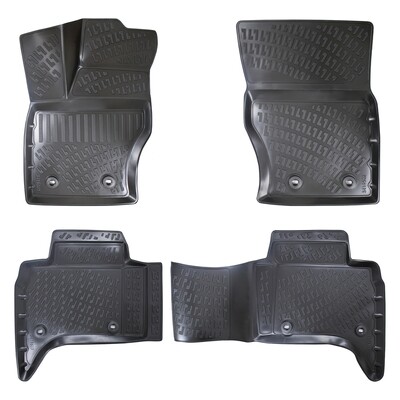 LAND ROVER RANGE ROVER SPORT 2014-2020 Covorase Cauciuc pentru Negru 4 Bucati 3D