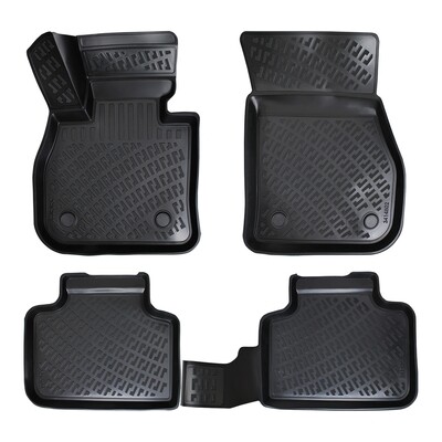 MINI COOPER R56/57 Covorase Cauciuc pentru Negru 4 Bucati 3D