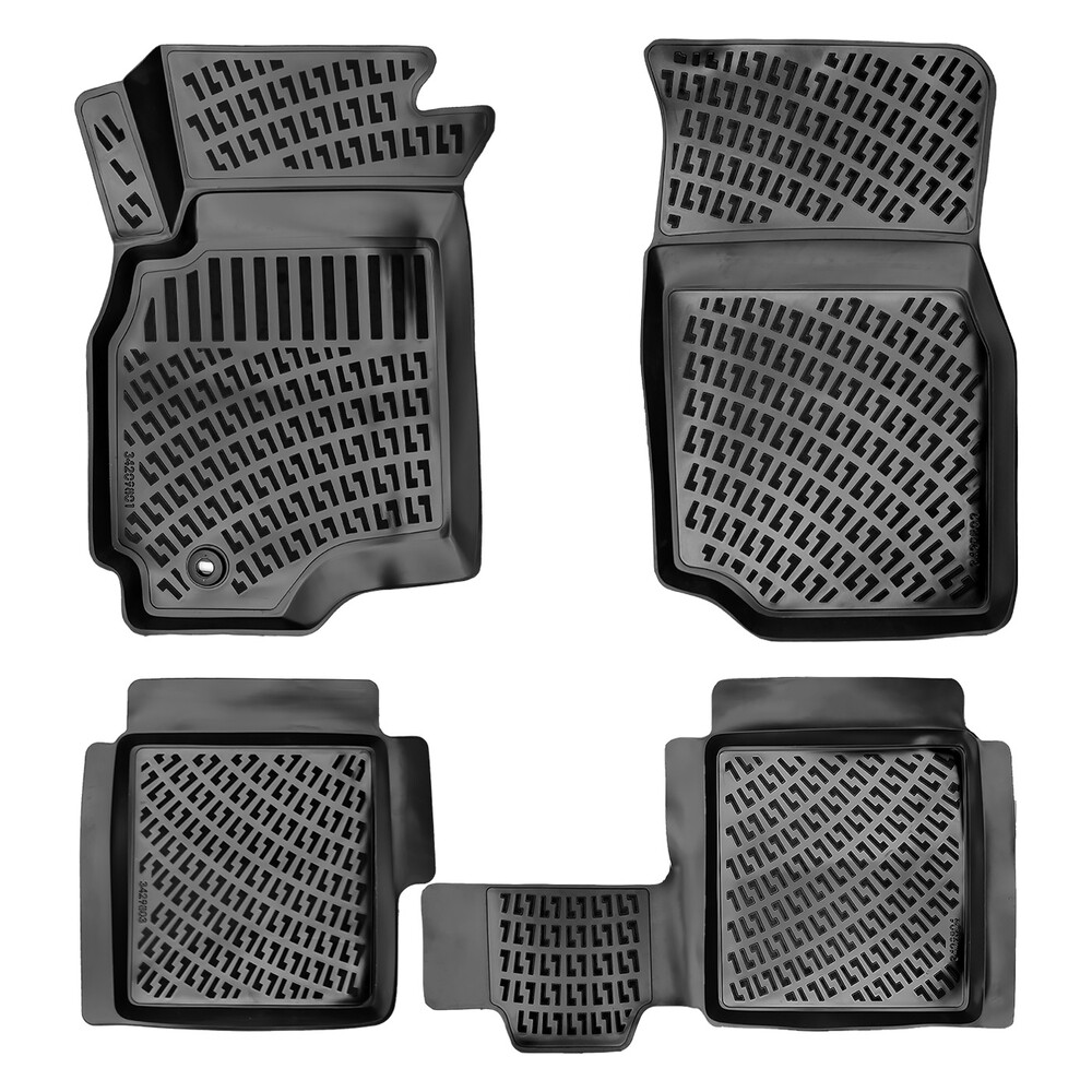 MITSUBISHI LANCER 2002-2007 Negru Covorase Cauciuc 4 Bucati 3D