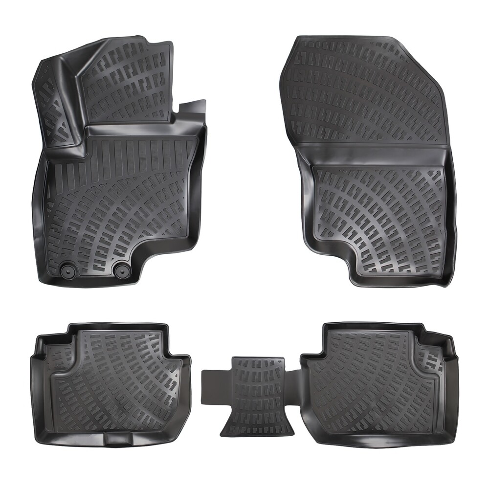 MITSHUBISHI OUTLANDER 2013-2019 Negru Covorase Cauciuc 4 Bucati 3D