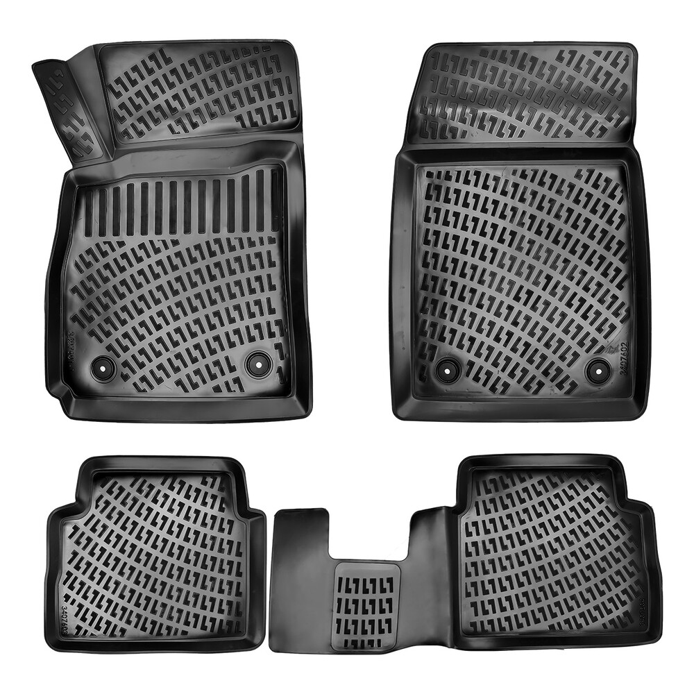 OPEL INSIGNIA 2008-2017 Negru Covorase Cauciuc 4 Bucati 3D