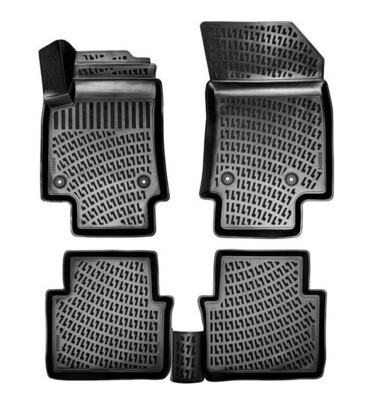 OPEL MERIVA B 2010-2017 Negru Covorase Cauciuc 4 Bucati 3D