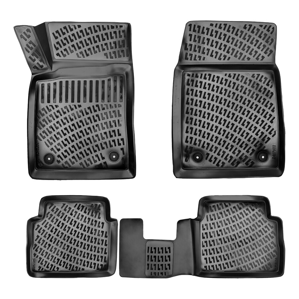 OPEL VECTRA C 2002-2008 Negru Covorase Cauciuc 4 Bucati 3D