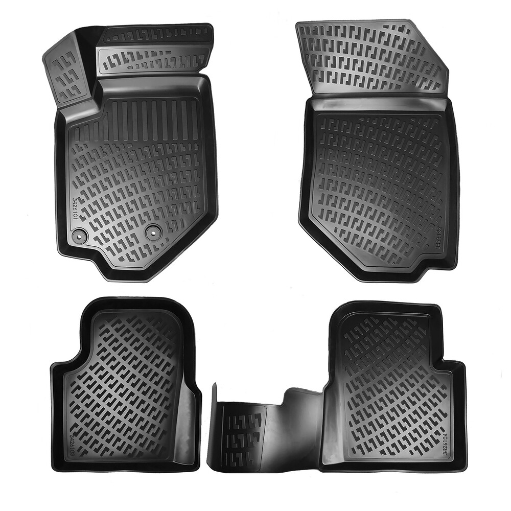 PEUGEOT 2008 2019+ Negru Covorase Cauciuc 4 Bucati 3D