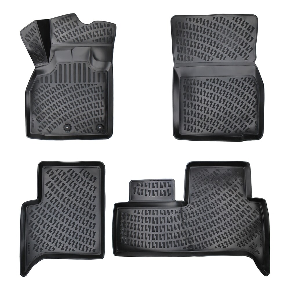 RENAULT SCENIC III 2009-2016 Negru Covorase Cauciuc 4 Bucati 3D
