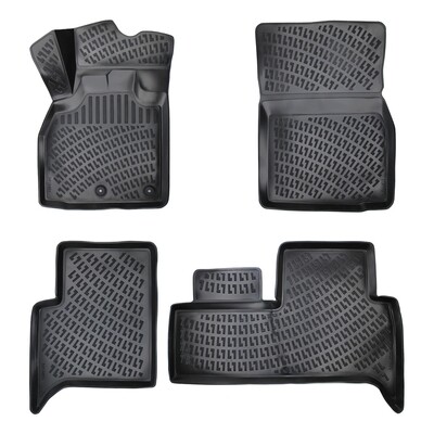 RENAULT SCENIC III 2009-2016 Negru Covorase Cauciuc 4 Bucati 3D