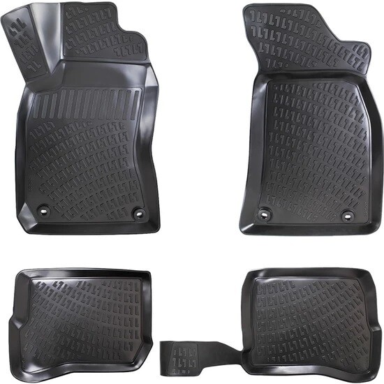 SKODA SUPERB 2001-2008 Negru Covorase Cauciuc 4 Bucati 3D