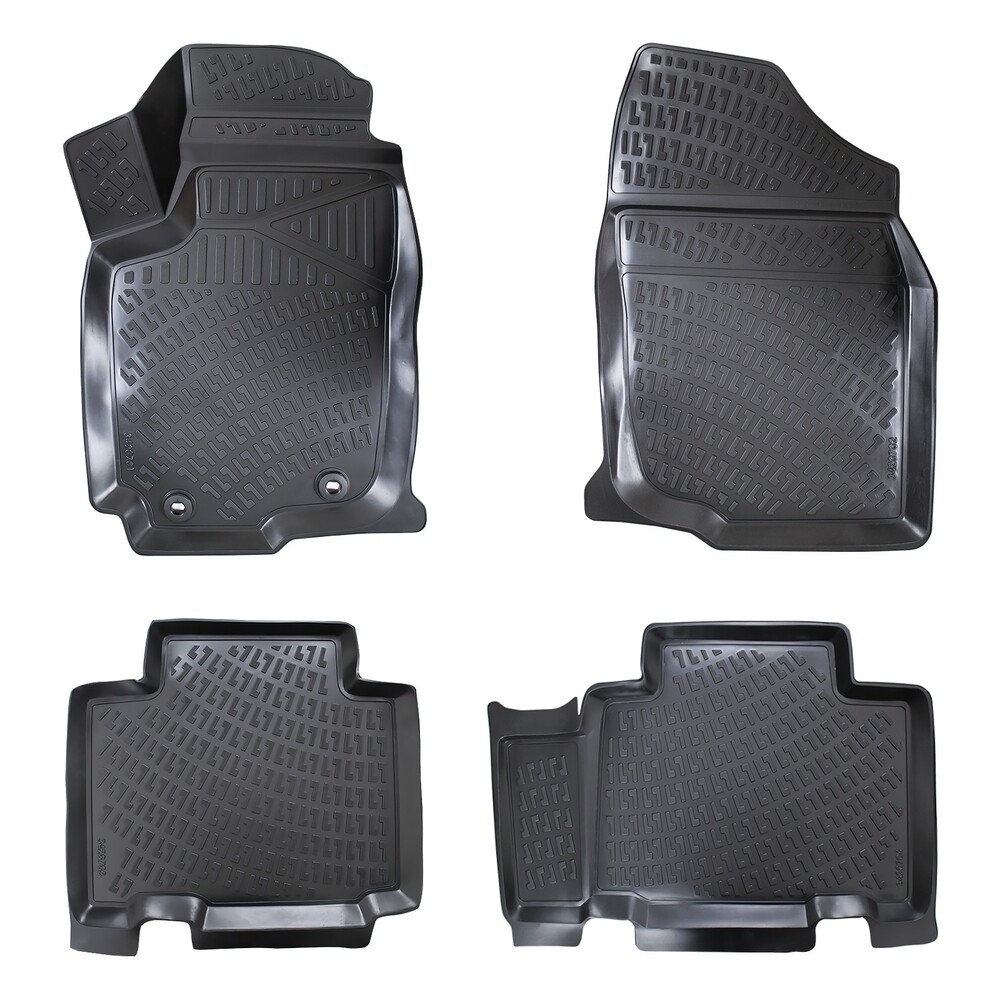 TOYOTA RAV 4 2012-2018 Negru Covorase Cauciuc 4 Bucati 3D