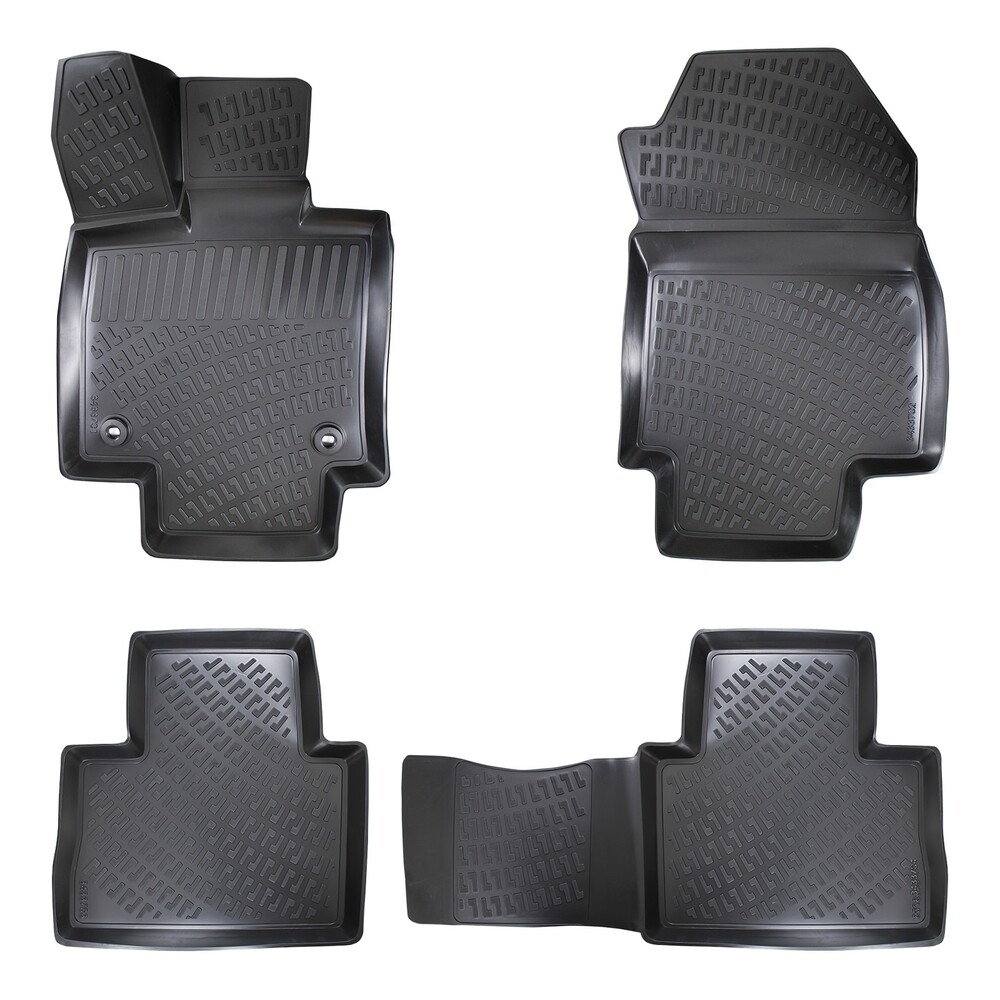TOYOTA RAV 4 2005-2012 Negru Covorase Cauciuc 4 Bucati 3D