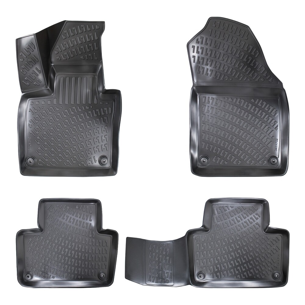 VOLVO XC 90 2015+ Negru Covorase Cauciuc 4 Bucati 3D
