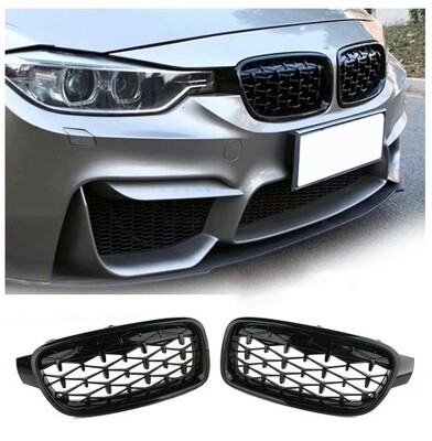 Grile frontal Rinichi pentru BMW F30 F31 F35 diamond Style Nergu