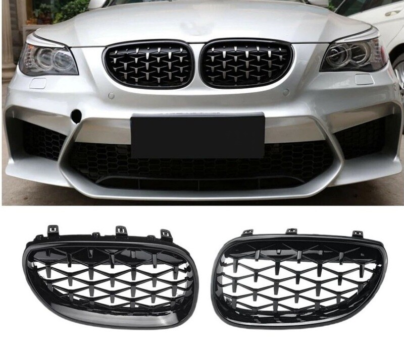 Grile frontal Rinichi pentru BMW E60 E61 diamond Style Nergu