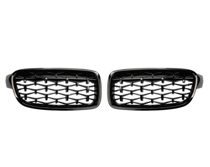 Grile frontal Rinichi pentru BMW F30 F31 F35 diamond Style Nergu